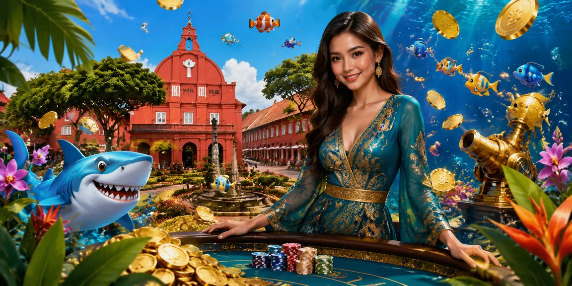 Pemain kasino Malaysia bermain permainan memancing batik gaya Melaka di reze88